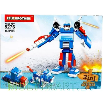 Конструктор Lele Brother 8276 3 в 1 Робот трансформер